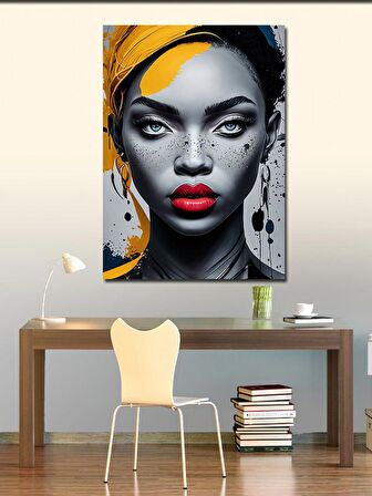 Kanvas Tablo Afrikalı Kadın