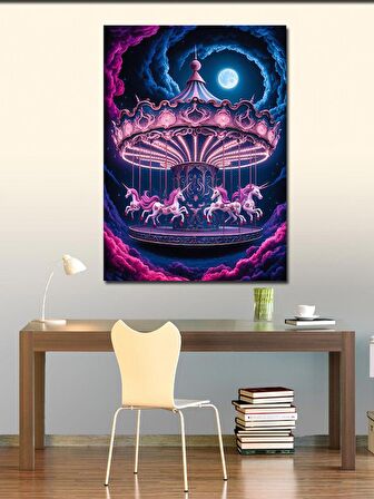 Kanvas Tablo Atlı Karınca