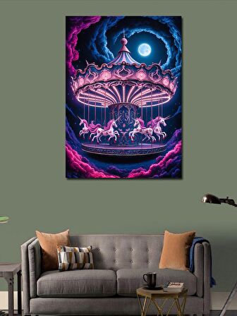 Kanvas Tablo Atlı Karınca