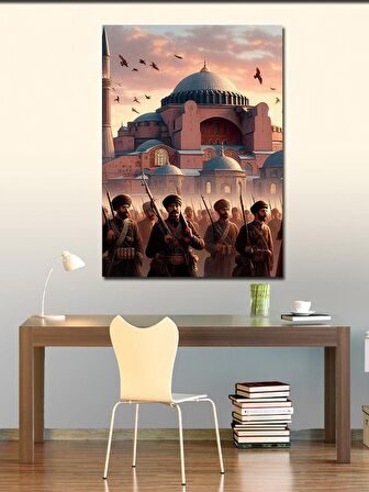 Kanvas Tablo Ayasofya Camii Ve Ordu