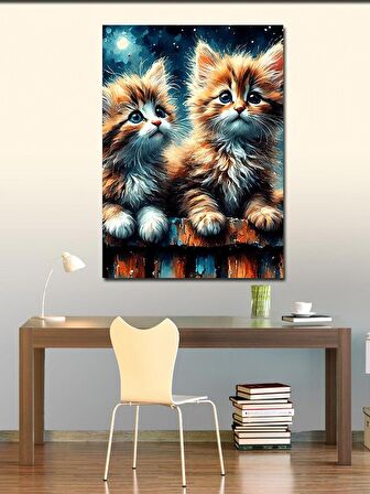 Kanvas Tablo Yavru Kediler