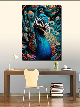 Kanvas Tablo Tavus Kuşu