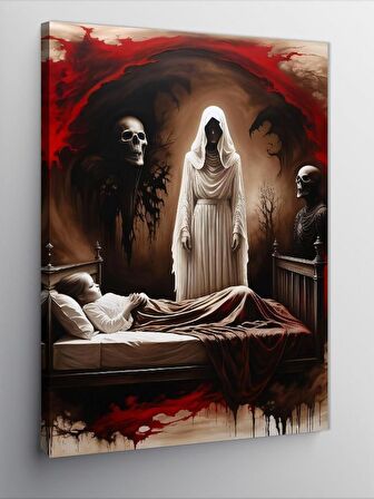 Kanvas Tablo Kabus Gören Çocuk