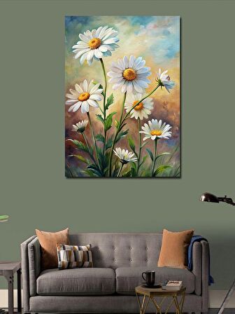 Kanvas Tablo Yavru Köpek Ve Van Gogh