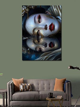 Kanvas Tablo Yavru Kedi Van Gogh Stili