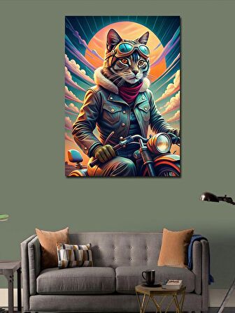Kanvas Tablo Yavru Eşek Van Gogh Stili