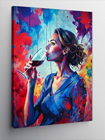 Kanvas Tablo Motosiklet Kullanan Fare