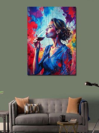 Kanvas Tablo Motosiklet Kullanan Fare