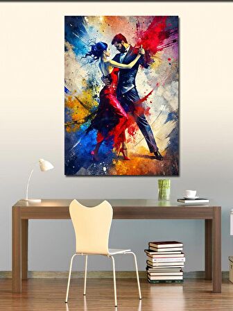 Kanvas Tablo Tango Yapan Çift
