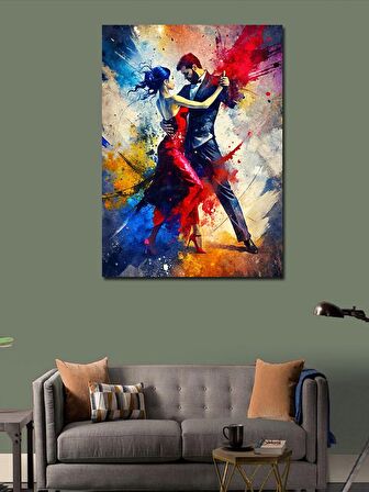 Kanvas Tablo Tango Yapan Çift