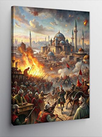 Kanvas Tablo Kırmızı Tramvay