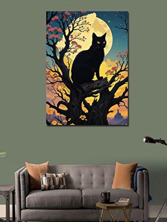 Kanvas Tablo Retro Motosiklet Kullanan Dinozor