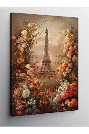 Kanvas Tablo Paris Eyfel Kulesi Temalı