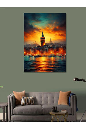 Kanvas Tablo İstanbul Manzarası