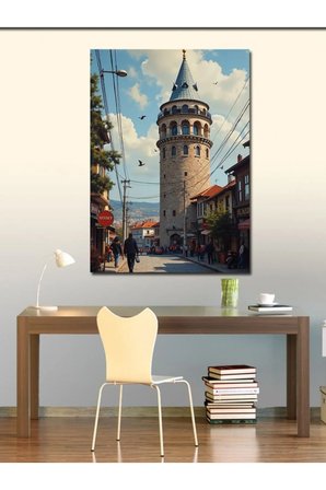 Kanvas Tablo Galata Kulesi