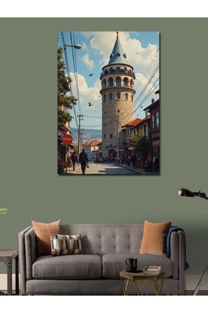 Kanvas Tablo Galata Kulesi