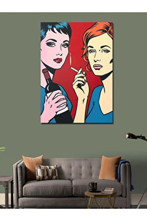 Kanvas Tablo Pop Art Kadınlar
