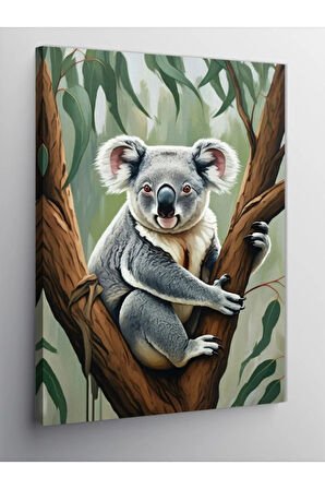 Kanvas Tablo Ağaçtaki Koala