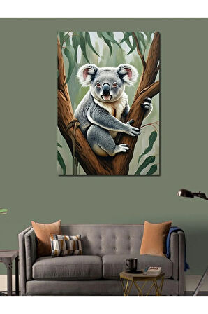 Kanvas Tablo Ağaçtaki Koala