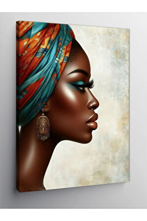 Kanvas Tablo Portre Kadın