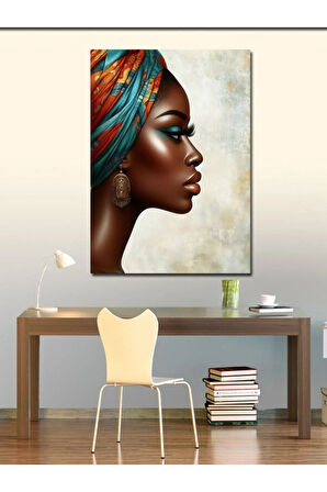 Kanvas Tablo Portre Kadın