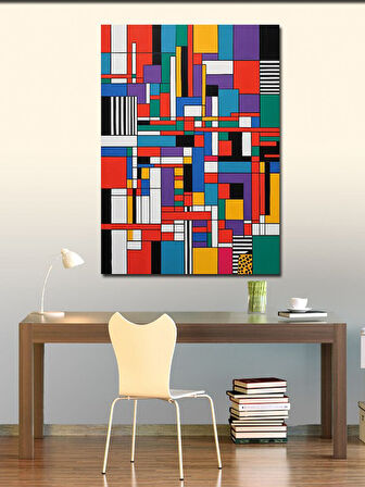 Kanvas Tablo Modern Sanat Kompozisyonu