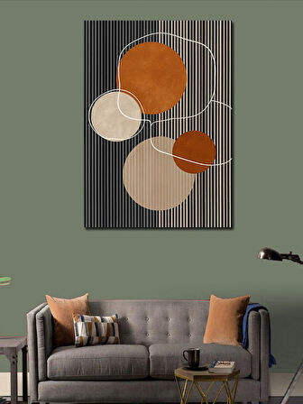 Kanvas Tablo Minimal Geometrik Tasarım