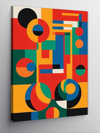 Kanvas Tablo Soyut Geometrik Sanat