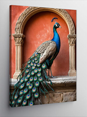 Kanvas Tablo Majestik Tavuskuşu