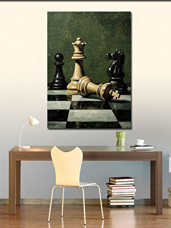 Kanvas Tablo Satranç ve Strateji
