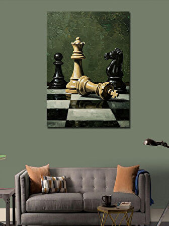 Kanvas Tablo Satranç ve Strateji