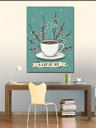 Kanvas Tablo A Joyful Cup Çayı