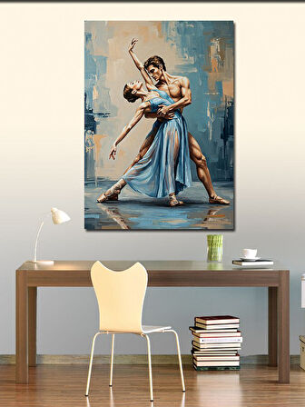 Kanvas Tablo Balo Dansı Çifti