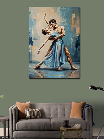 Kanvas Tablo Balo Dansı Çifti
