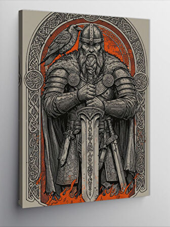 Kanvas Tablo Viking ve Antik Güç