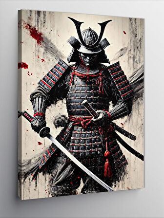 Kanvas Tablo Samuray ve Kılıç