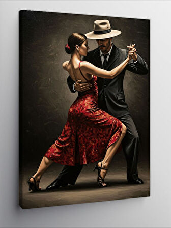 Kanvas Tablo Tango Tutkusuyla Dans