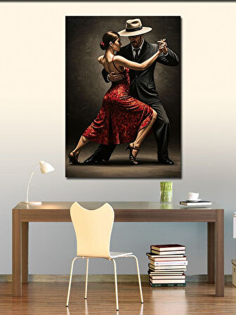 Kanvas Tablo Tango Tutkusuyla Dans