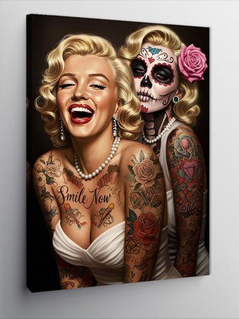 Kanvas Tablo Marilyn Monroe Ve Catrina