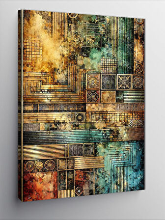 Kanvas Tablo Modern Soyut Geometrik Sanat