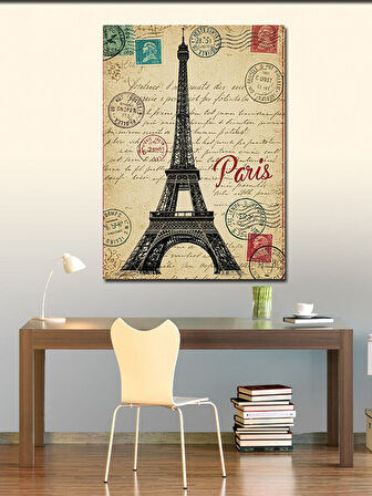 Kanvas Tablo Eyfel Kulesi Ve Paris Teması