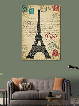 Kanvas Tablo Eyfel Kulesi Ve Paris Teması