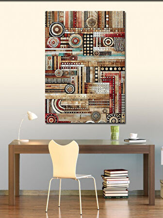 Kanvas Tablo Soyut Desenli Sanat