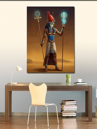 Kanvas Tablo Mısır Tanrısı Thoth