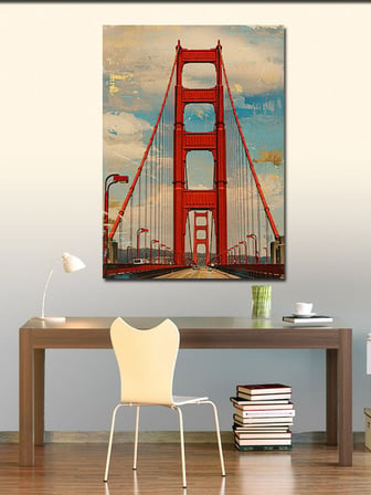 Kanvas Tablo Golden Gate Köprüsü