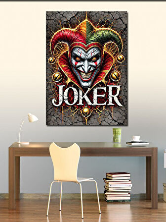 Kanvas Tablo Joker Maskesi Ve Gülüş