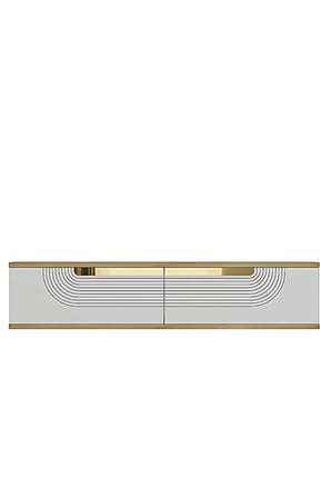 DA1202DBG MEYRA Dresuar ve Antre Rafı SAFİRMEŞE-BEYAZ-GOLD 120CM