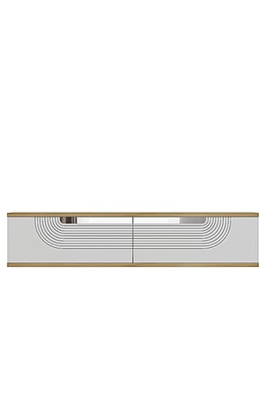 DA1202DBS MEYRA Dresuar ve Antre Rafı SAFİRMEŞE-BEYAZ-SILVER 120CM