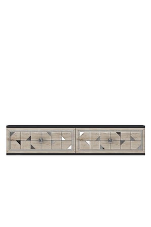 DA1207ATS MOKA Dresuar ve Antre Rafı ANTRASİT-TRAVERTEN-SILVER 120CM