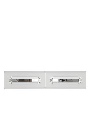 DA1220BS RANY Dresuar , Antre Hol Rafı Beyaz-Silver 120cm